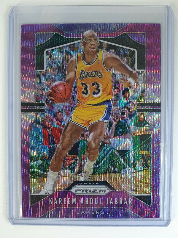 2019 Prizm Kareem Abdul Jabbar #20 PURPLE WAVE - Ready to Grade