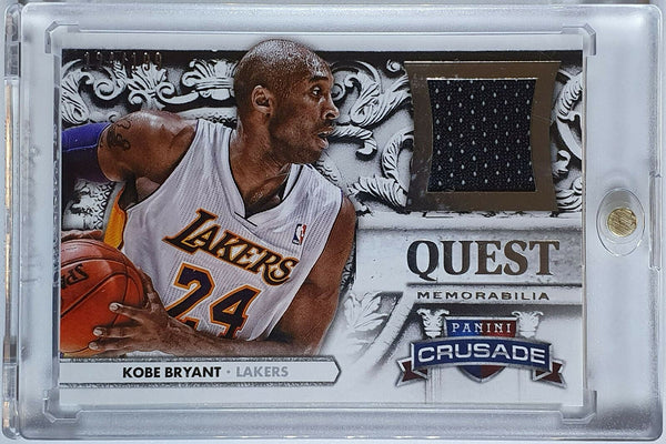 2013 Crusade Kobe Bryant #PATCH /199 Game Worn Jersey - Ready to Grade