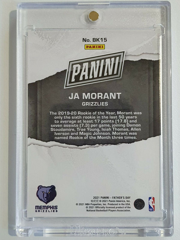 2021 Panini Ja Morant #BK15 CRACKED ICE Holo /50 - Ready to Grade