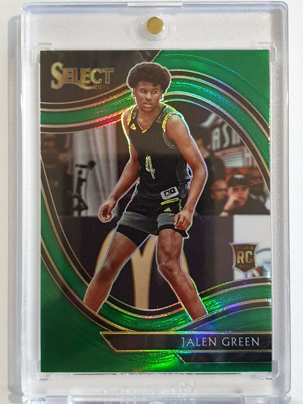 2021 Chronicles Jalen Green Rookie #279 SELECT GREEN Prizm - Ready to Grade