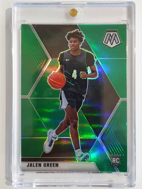 2021 Chronicles Jalen Green Rookie #254 MOSAIC GREEN Prizm - Ready to Grade