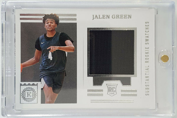 2021 Panini Encased Jalen Green Rookie Jersey #PATCH - Ready to Grade