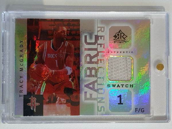 2005 Upper Deck Tracy McGrady #PATCH Game Worn Jersey - Ready to Grade