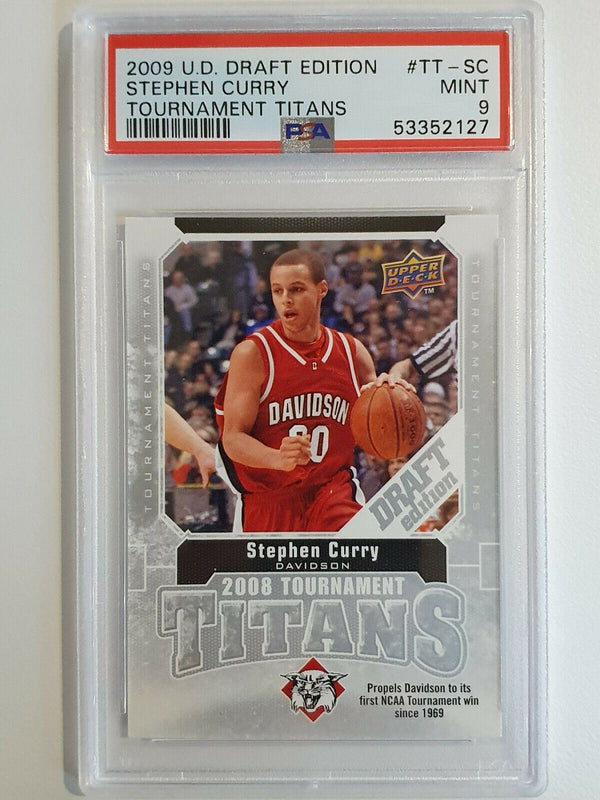 2009 Upper Deck Stephen Curry Rookie Titans #TT-SC - PSA 9