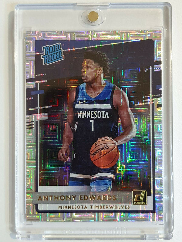 2020 Donruss Anthony Edwards Rookie #201 CHOICE INFINITE Prizm - Ready to Grade