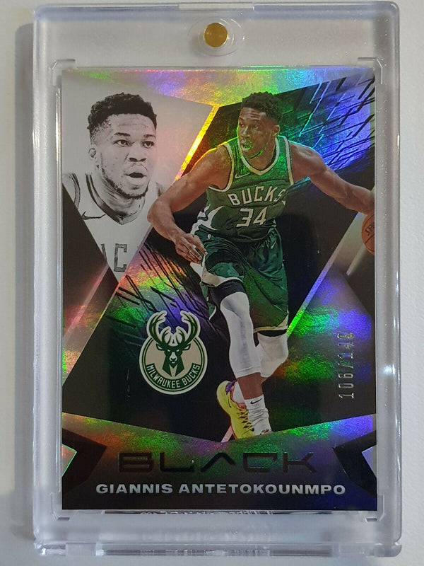 2020 Panini Black Giannis Antetokounmpo #54 HOLO FOIL /149 - Ready to Grade