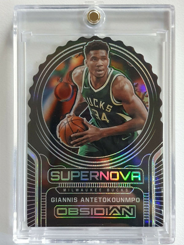 2020 Obsidian Giannis Antetokounmpo #5 SUPERNOVA /99 - Ready to Grade