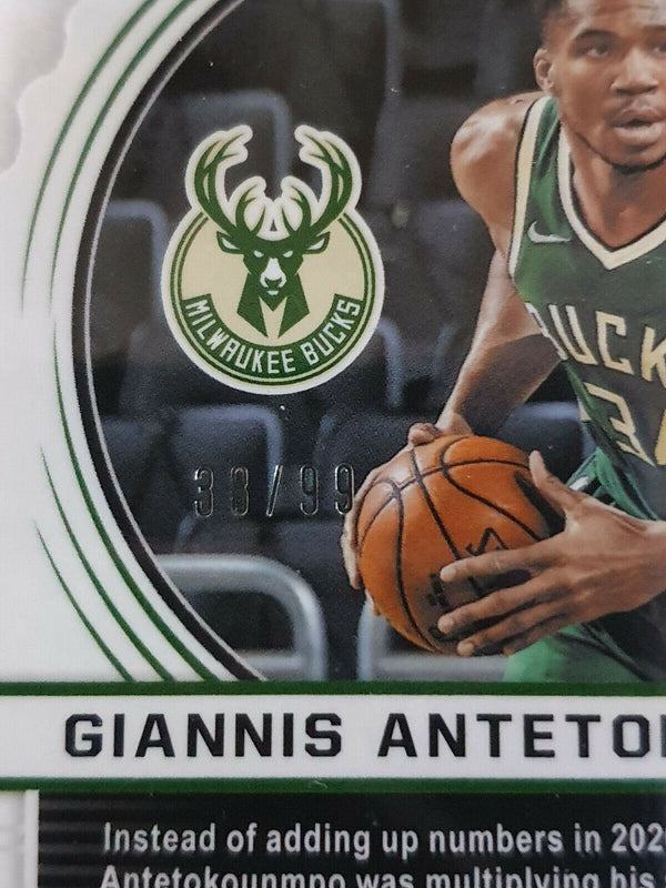 2020 Obsidian Giannis Antetokounmpo #5 SUPERNOVA /99 - Ready to Grade