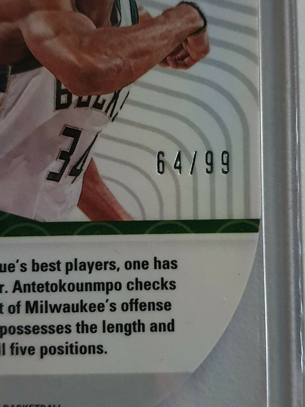 2019 Obsidian Giannis Antetokounmpo #35 ATOMIC HOLO /99 - Ready to Grade