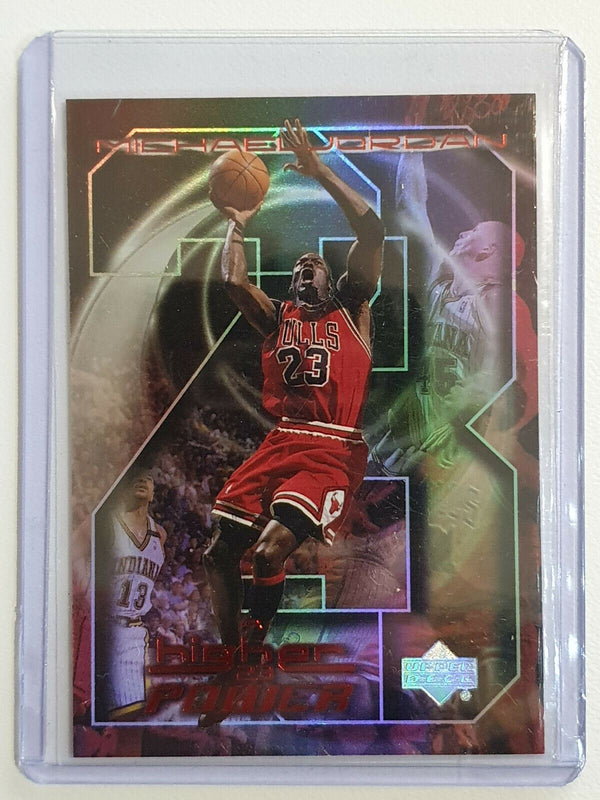 1998-99 UD Michael Jordan Higher Power #MJ12 HOLO Insert - Ready to Grade