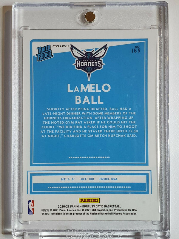 2020 Donruss Optic Lamelo Ball Rookie #153 PULSAR HOLO - Ready for Grading