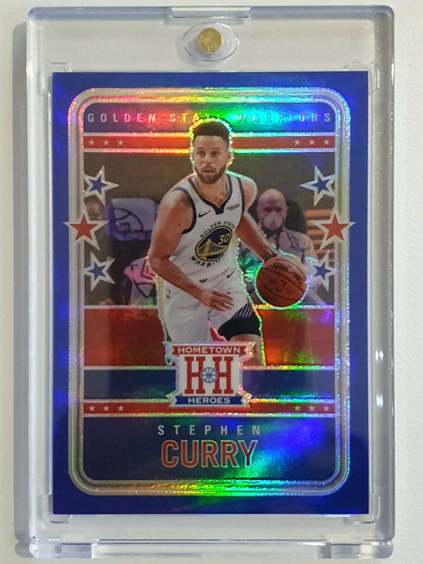 2020 Panini Chronicles Stephen Curry #555 BLUE HOLO /99 - Ready to Grade