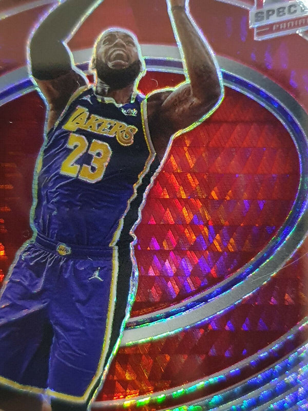 2020 Spectra Lebron James #81 RED Prizm - Ready to Grade