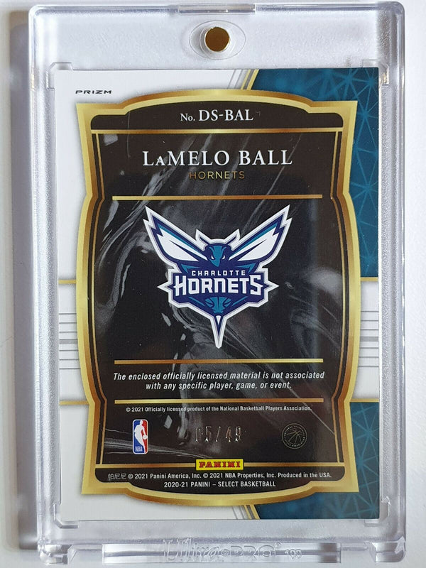 2020 Select Lamelo Ball Rookie #PATCH COPPER /49 RC Jersey - Ready to Grade