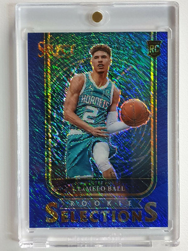 2020 Select Lamelo Ball Rookie Selections #1 BLUE SHIMMER Prizm - Ready to Grade