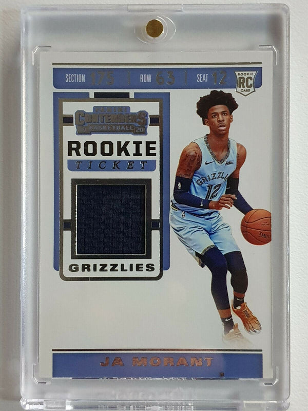 2019 Contenders Ja Morant Rookie Swatches #PATCH Player Worn Jersey