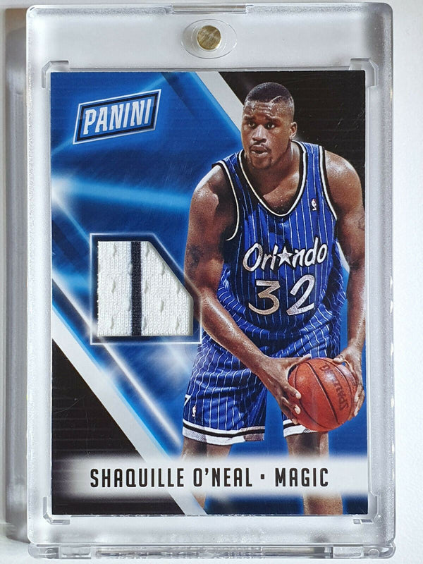 2018 Panini Shaquille O'Neal #PATCH Game Worn Jersey - Ready to Grade