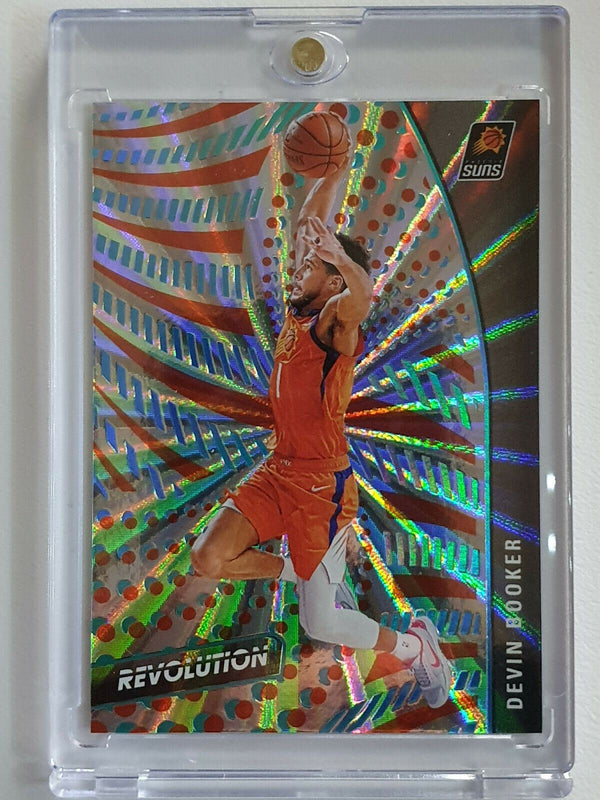 2020 Panini Revolution Devin Booker #33 SUNBURST Prizm /75 - Ready to Grade