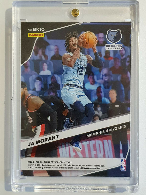 2020 Panini Ja Morant #BK10 Player Of The Day /50 - Ready to Grade