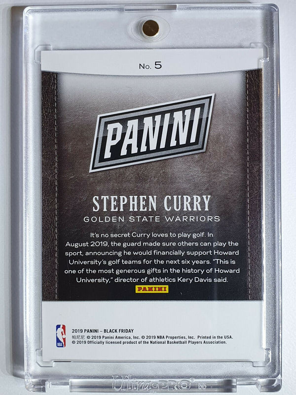 2019 Panini Stephen Curry #5 GALACTIC WINDOWS /25 Prizm - Ready to Grade