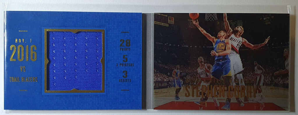 2016 Preferred Stephen Curry #PATCH Booklet /149 Game Worn Jersey ...