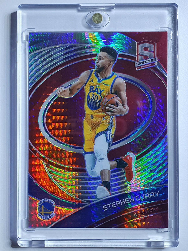 2020 Spectra Stephen Curry #99 RED DRAGON SCALES Prizm - Ready to Grade