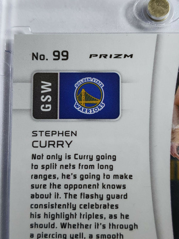 2020 Spectra Stephen Curry #99 RED DRAGON SCALES Prizm - Ready to Grade