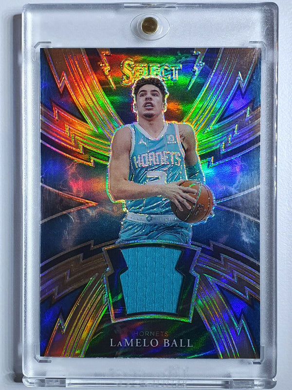 2020 Select Lamelo Ball Rookie #PATCH /49 COPPER Prizm Sparks Jersey - Rare