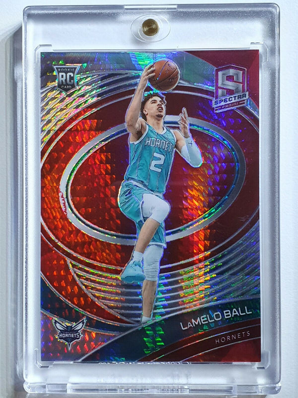 2020 Spectra Lamelo Ball Rookie #102 RED DRAGON SCALES Prizm