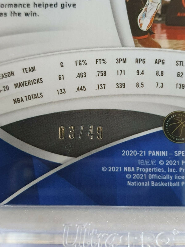 2020 Spectra Luka Doncic #4 INTERSTELLAR Prizm /49 - Ready to Grade