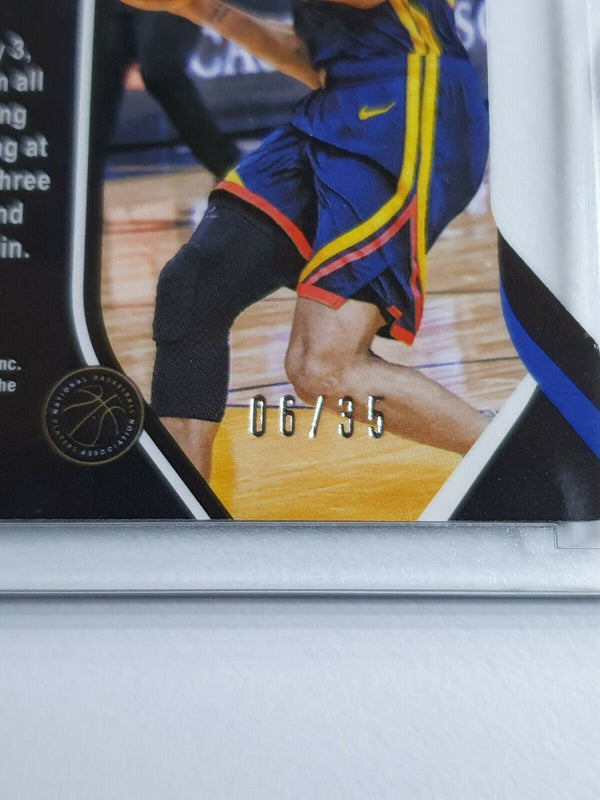 2020 Obsidian Stephen Curry #15 ORANGE Prizm /35 Die-Cut - Ready to Grade