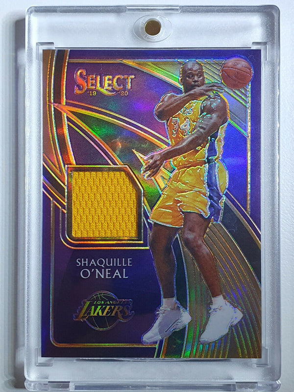 2017 Select Shaquille O'Neal #PATCH COPPER /49 Sparks Game Worn Jersey - Rare