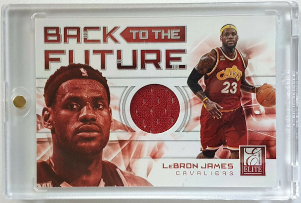 2012 Panini Elite Lebron James #PATCH Game Worn Jersey - Ready to Grade