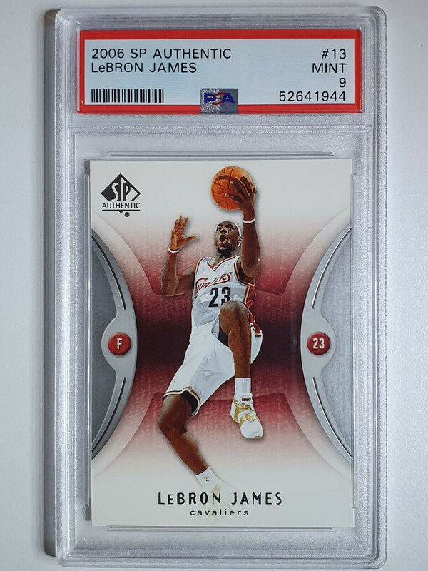 2006 Upper Deck SP Authentic Lebron James #13 - PSA 9