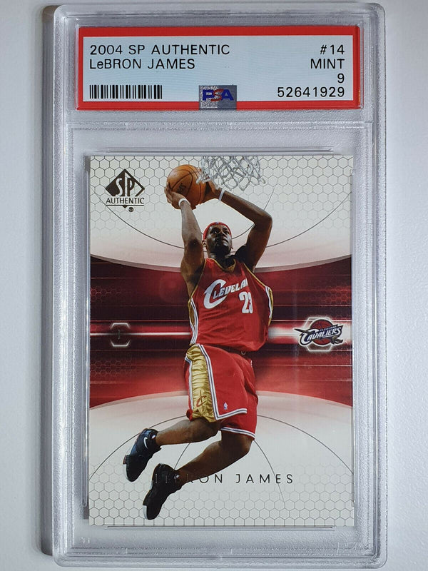 2004 Upper Deck SP Authentic Lebron James #14 - PSA 9