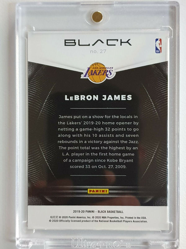 2019 Panini Black Lebron James #27 BRONZE Prizm /149 - Ready to Grade