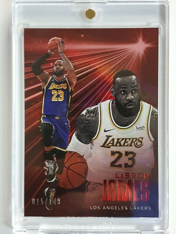 2020 Chronicles Essentials Lebron James #227 RED Prizm /149 - Ready to Grade