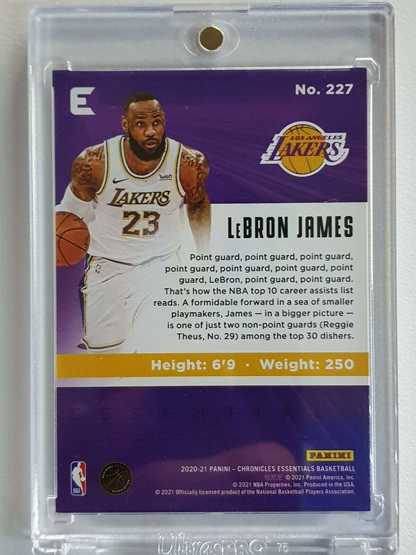 2020 Chronicles Essentials Lebron James #227 RED Prizm /149 - Ready to Grade