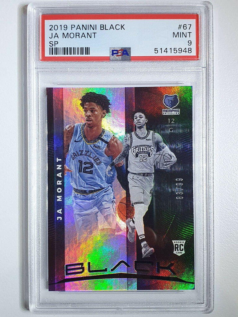 2019 Panini Black Ja Morant Rookie #67 BRONZE Prizm /99 - PSA 9