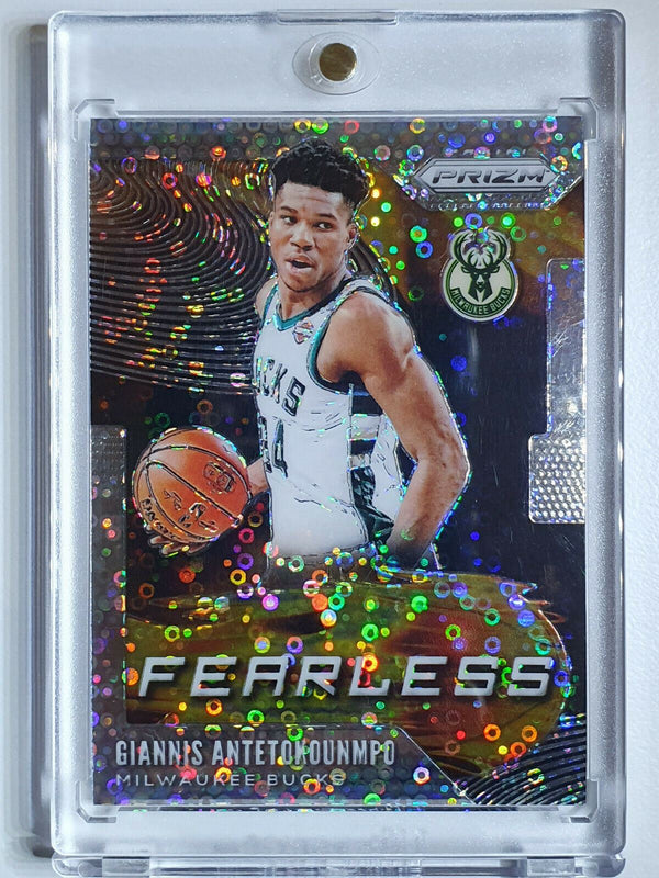 2019 Prizm Giannis Antetokounmpo #7 Fearless FAST BREAK - Ready to Grade