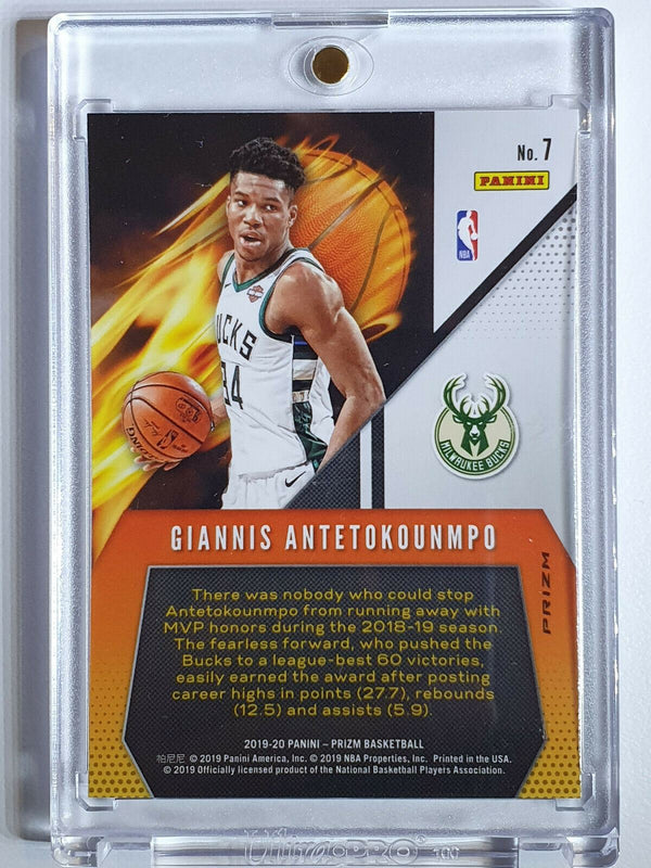 2019 Prizm Giannis Antetokounmpo #7 Fearless FAST BREAK - Ready to Grade