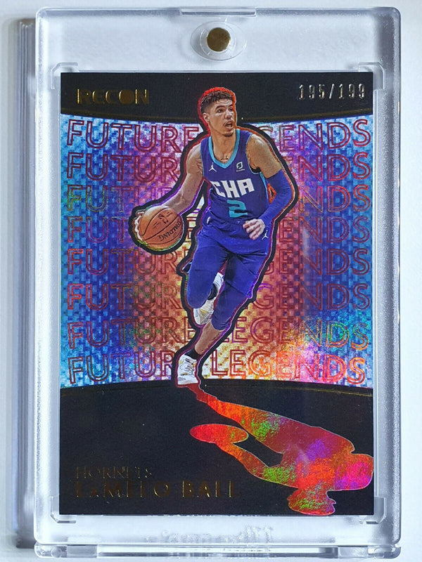 2020 Recon Lamelo Ball Rookie #10 RED Holo /199 Future Legends - Ready to Grade