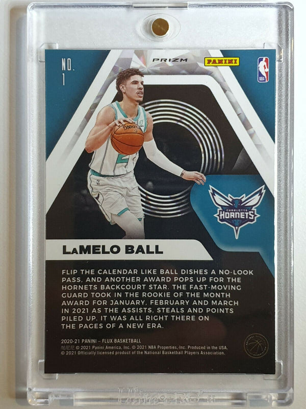 2020 Flux Lamelo Ball Rookie Influx #1 SILVER Prizm - Ready to Grade