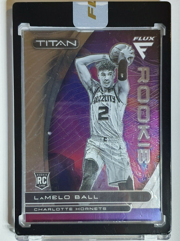 2020 Flux Lamelo Ball Rookie #3 TITAN SP Uncirculated Encased - Panini Sealed