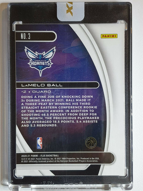 2020 Flux Lamelo Ball Rookie #3 TITAN SP Uncirculated Encased - Panini Sealed