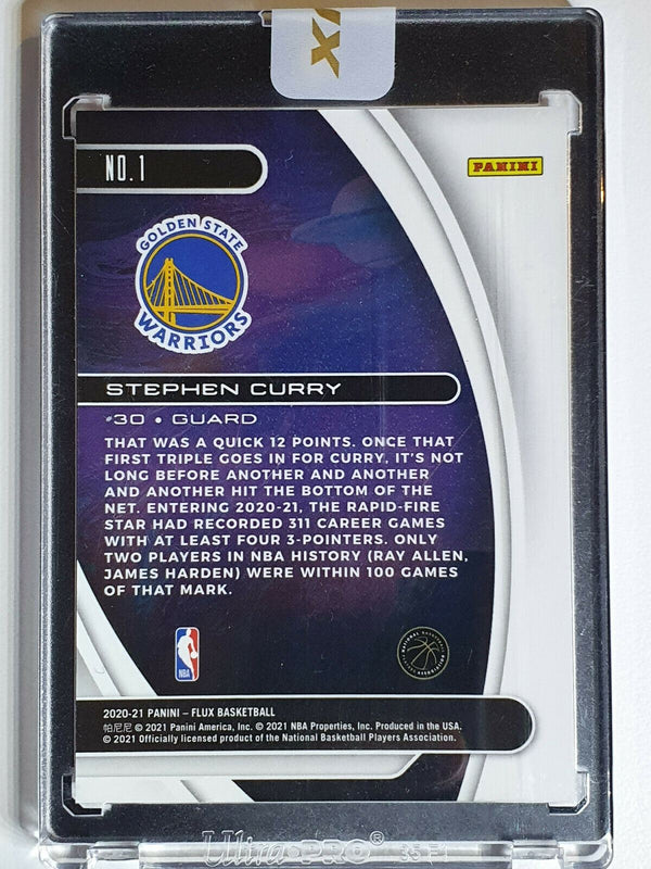 2020 Flux Stephen Curry #1 TITAN SP Uncirculated Encased - Panini Sealed