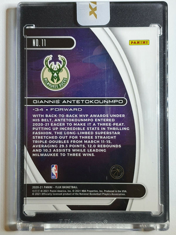 2020 Flux Giannis Antetokounmpo #11 TITAN SP Uncirculated - Panini Sealed