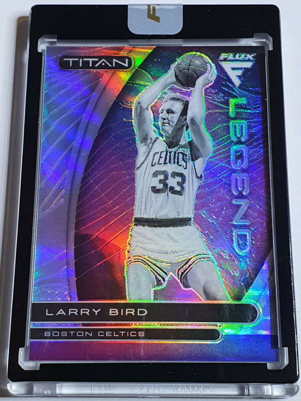 2020 Flux Larry Bird #3 TITAN SILVER HOLO Uncirculated - Panini Sealed