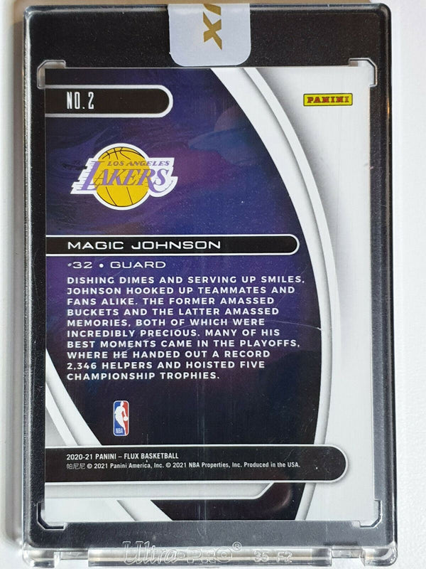 2020 Flux Magic Johnson #2 TITAN SP Uncirculated Encased - Panini Sealed