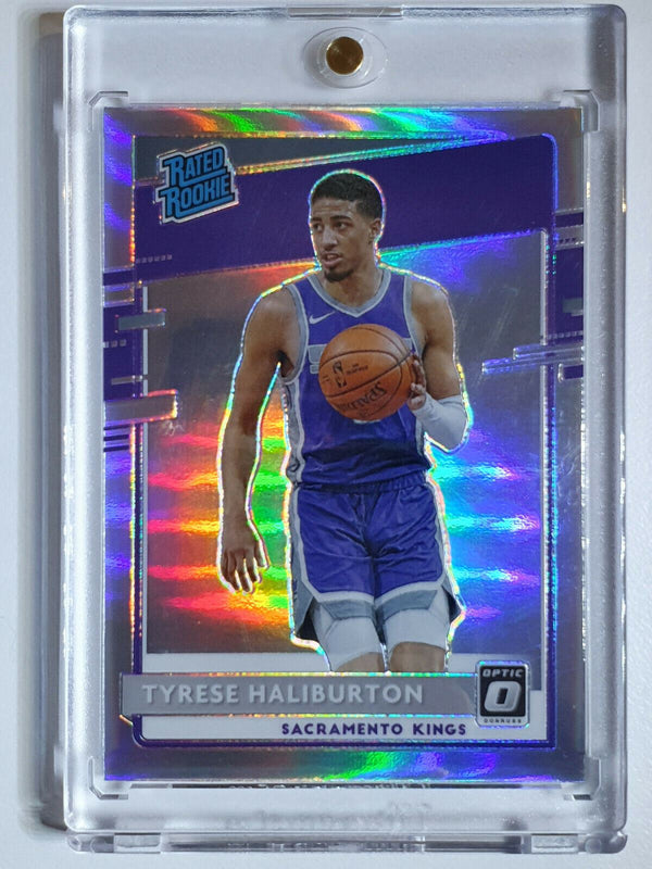 2020 Donruss Optic Tyrese Haliburton Rookie #162 SILVER Holo - Ready to Grade